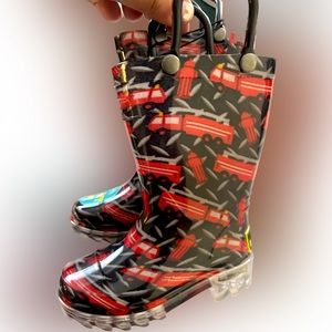 Fire truck Rain boots